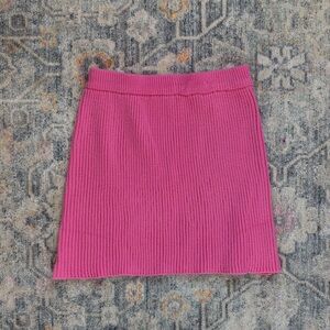 Zara Ribbed Knit Mini Skirt